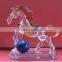 2016 New Arrival k9 Crystal Award With Horse Gift Model