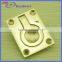 PVD finish brass flush ring furniture drawer pulls