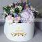 Wholesale white round box for flowers