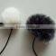 Fuzzy Noise Filter , Wind Proof Wollen Ball For Lavalier Microphone
