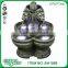 32" sandstone grey lion head outdoor waterfall fountain
