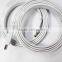 White flat HDMI cable with nickel plated 1M