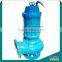 Electric submersible muddy water pump with cutters