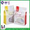 Custom-built a range of sizes (125g, 250g, 500g) coffee packaging vacuum bags valve with zippers