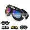 5 lens Black frame Flexible Adult Motorcycle Motocross Bike riding Cross Goggles helmet glasses