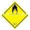 safety warning placard, placard printing, aluminium placard