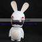 Hot selling funny polyresin bobblehead rabbit figurine sex cartoon figurine