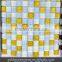 gold color glass mosaic tile (crystal glass)