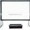 200" Mobile Screen Projector Screen with wheels 4:3 or 16:9 Fast Fold Screen