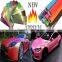 Car wrapping decoration use self adhesive tiffany/blue/yellow matte gold glitter vinyl