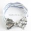 Christmas Baby Girl Headbands Fashion Striped Paillette Sequin Bow Girl Headband Elastic Hair Bands