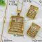 Fashion Popular Wholesale Jewelry From China Gold Plated Jewelry Set