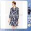 2016 fashion ladies designer printed maxi dress women floral maxi dress