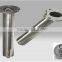 230mm length tube mirror polish high quality stainless steel rod holder