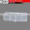 SW0310C Small Transparent plastic fishing accessory tackle box