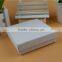 Custom white square box, small square cover packaging gift box