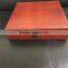 Natural wood carvings leather belt packaging box, solid wood packaging storage of box