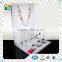 Luxury Design Acrylic Jewelry Display Stands for Necklace 2015 Latest Design Acrylic Display for Jewelry Acrylic Show Case