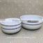 Stocked Personalized high quality ceramic soup bowl with two size