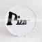 All Kinds Size Ceramic Round Plate With Decal Printing Pizza Plates