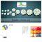 Colored Rattan Decortion Items