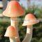 Garden Ornaments Fiberglass Mushroom Garden Solar Lights