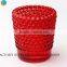 glass color pearl tealight candle holders