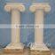 beige architectural stage decoration stone travertine pillars wholesale