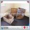 FSC wood and Sedex audited Vintage distressed wooden fruit crate CN