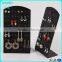 L shaped floor acrylic earring display stand holder with black color plexiglass earring rack