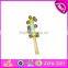 Wholesale baby musical wooden hand shaker bells W07I088