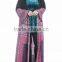 Islamic Wholesale Clothing Belt Retro Pattern Loose Open Jacket Abaya