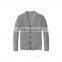 Custom 100% cotton long thick knitted sweater men cardigan sweater