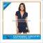 Ladies Summer Short Sleeve Embroidered Velvet Track Suit