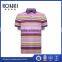 OEM service striped wholesale polo shirt
