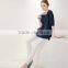 hot sale high quality girls 100% organic cotton white t shirt