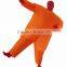 2016 Hot sale pure color masked halloween funny fat costume inflatable air dancer costume