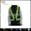 EN471 ealstic adjusbale light reflecting safety running vest manufacture