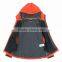 2016 Orange Women Softshell Jacket with hood