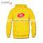 Fleece printed casual solid color pullover hoodies