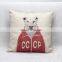 Mr Animals Cushhion Cover Linen Pillow
