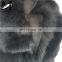 Wholesale Women Genuine Fox Fur Vest Thick Real Fur Long Gilet Fluffy Fox Fur Vest