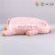 Custom decorative animal pig shaped plush pillow