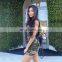 New Sexy Women Sleeveless Hooded Sweater Army Military Camouflage Dress