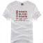 High Quality 100% Cotton Big EU Size Many Color Stocked Tshirt Printing