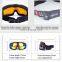 904 Unisex Single Layer Anti-fog Anti-dust UV Spherical Goggles with Adjustable Anti-slip Strap