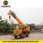 12 tons Mobile Crane Truck for Logistical service selfmade chassis crane