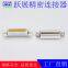 D-SUB D connectors three rows  HDB44PIN female solder cable gold plating  customized