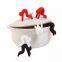 Silicone kitchen Spill-proof Villain Raise Lid Heightening for Pot Cover Anti-overflowing Kitchen Supplies Tool