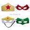 2mm felt eye superhero mask for kid